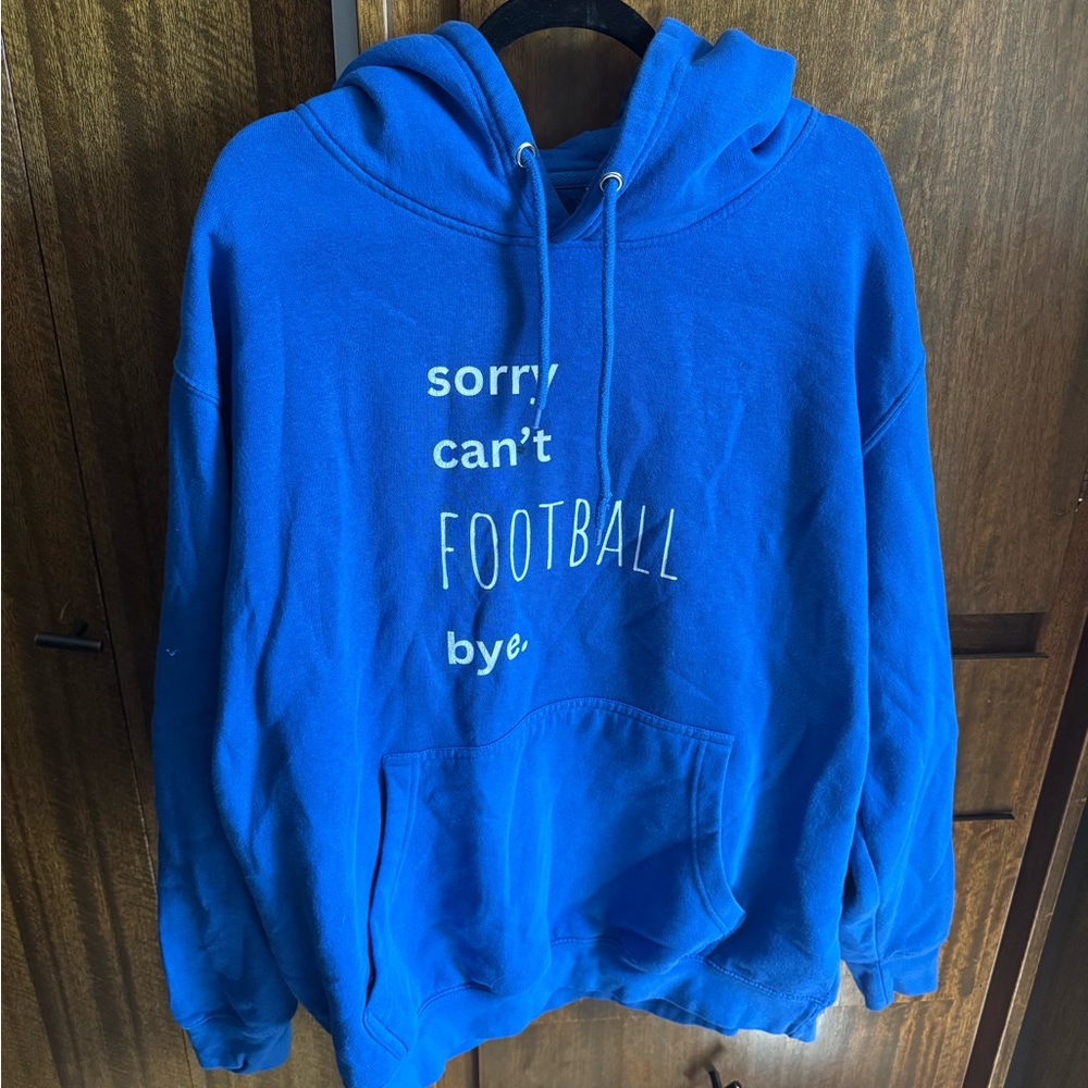 Blue Football Sweatshirt
